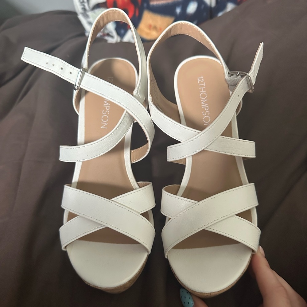 White Strappy Sandals